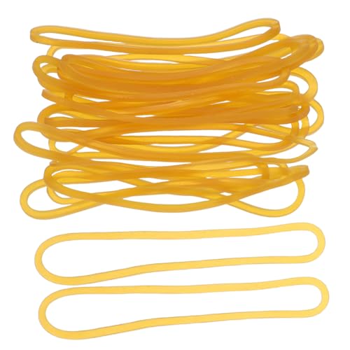 SOIMISS 500 Stück Gelbe Gummibänder Hochdehnbar Stark Hitzebeständig Heavy Duty Rubber Bands Für Büro Aktenordner Geldbündelung Vielseitig Für Organisation DIY von SOIMISS