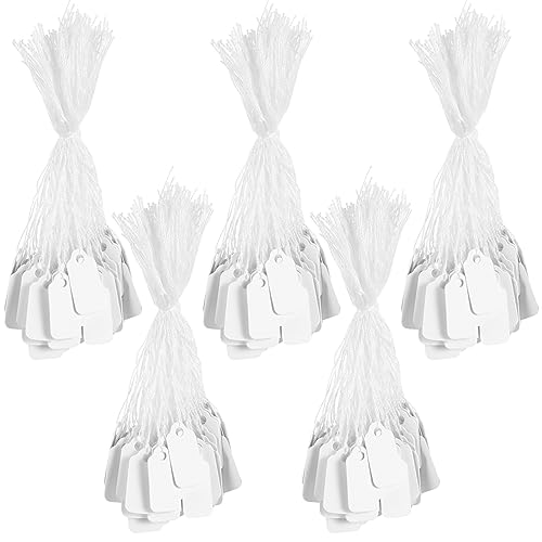 SOIMISS 500 Stück Hochzeitsanhänger Für Gastgeschenke Schmuckanhänger Blanko Anhänger Preisetiketten Taschenanhänger Blanko Karten Papier Party Etiketten Aufkleber Dekorative von SOIMISS