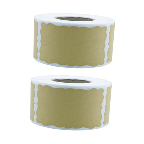 SOIMISS 500 Stück Kraftpapier Aufkleber Selbstklebend Siegel Sticker für Geschenkverpackung DIY Party Favor Etiketten Stark Haftend für Personalisierte Bastelarbeiten und SOIMISS 500 Stück Kraftpapier Aufkleber Selbstklebend Siegel Sticker für Geschenkverpackung DIY Party Favor Etiketten Stark Haftend für Personalisierte Bastelarbeiten und von SOIMISS