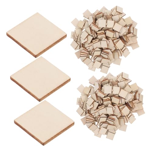 SOIMISS 500 Stück Quadratische Holzstücke Unbearbeitete Holzscheiben für DIY Kunsthandwerk Pyrographie Gravur Malerei Bastelprojekte und Heimdekoration SOIMISS 500 Stück Quadratische Holzstücke Unbearbeitete Holzscheiben für DIY Kunsthandwerk Pyrographie Gravur Malerei Bastelprojekte und Heimdekoration von SOIMISS