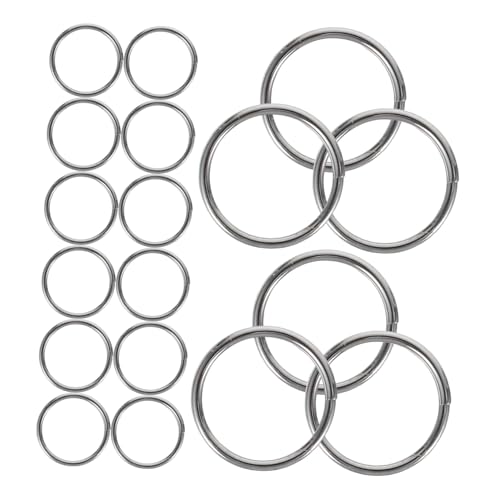 SOIMISS 500 Stück Schmuckverschluss Ringe für Diy Schmuckherstellung Offene Verbindungselemente für Schlüsselanhänger Armbänder Ohrringe und Anhänger Farben Drahtstärke von SOIMISS