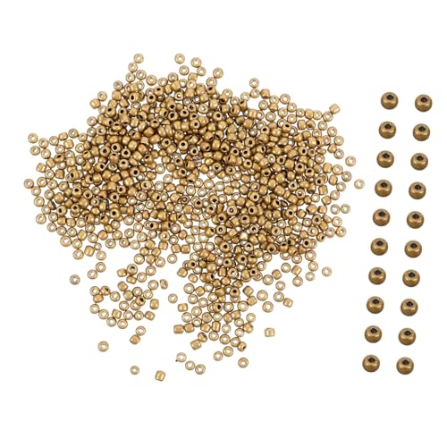 SOIMISS 5000 Stück Teiliges Goldenes Glasperlen Kleine Spacer Perlen für DIY Schmuckherstellung zum Auffädeln von Armbändern und Halsketten Bastelperlen für Kreative DIY Projekte SOIMISS 5000 Stück Teiliges Goldenes Glasperlen Kleine Spacer Perlen für DIY Schmuckherstellung zum Auffädeln von Armbändern und Halsketten Bastelperlen für Kreative DIY Projekte von SOIMISS
