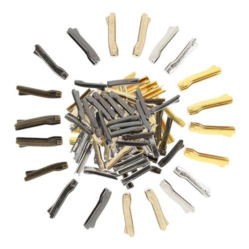 SOIMISS 50Paare Reißverschluss Doppelte Reißverschlussstopper für Kleidung Jacken und Taschen Hellgold Gunmetal und Antikbronze Zubehör SOIMISS 50Paare Reißverschluss Doppelte Reißverschlussstopper für Kleidung Jacken und Taschen Hellgold Gunmetal und Antikbronze Zubehör von SOIMISS