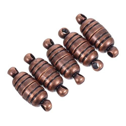 SOIMISS 5Stücke Kupfer Magnet Schmuckverschlüsse Vintage Halskettenverbinder DIY Armband Zubehör Robuste Verbindung für Kreative Schmuckprojekte für Bastler SOIMISS 5Stücke Kupfer Magnet Schmuckverschlüsse Vintage Halskettenverbinder DIY Armband Zubehör Robuste Verbindung für Kreative Schmuckprojekte für Bastler von SOIMISS