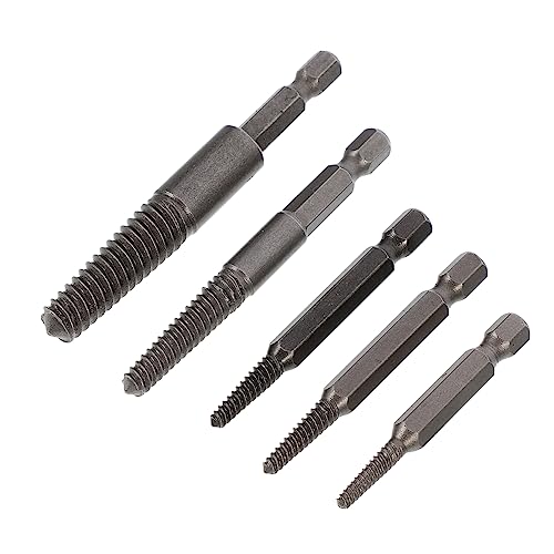 SOIMISS 5Stücke Teiliges Schraubenabzugsbohrer für Beschädigte Schrauben Professioneller Schraubenausdreher mit Sechskantschaft Geeignet für Maschinenreparaturen und Einfache Handhabung SOIMISS 5Stücke Teiliges Schraubenabzugsbohrer für Beschädigte Schrauben Professioneller Schraubenausdreher mit Sechskantschaft Geeignet für Maschinenreparaturen und Einfache Handhabung von SOIMISS