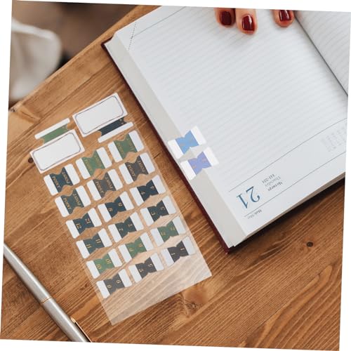SOIMISS 6 Blätter Haftnotizen Seitenmarker mit Goldfolie Selbstklebende Index Tabs für Bücher und Planer Professionelle Beschriftung Ästhetische Lesezeichen für Büro Schule und Zuhause SOIMISS 6 Blätter Haftnotizen Seitenmarker mit Goldfolie Selbstklebende Index Tabs für Bücher und Planer Professionelle Beschriftung Ästhetische Lesezeichen für Büro Schule und Zuhause von SOIMISS