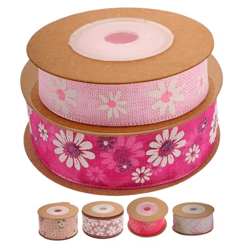 SOIMISS 6 Rollen Geschenkband mit Blumenmuster Mehrzweck Geschenkband für DIY Basteln Frühlings Sommer Baumwolle Leinen Stoffband pro Farbenfrohes Dekoband für Party und Handarbeit SOIMISS 6 Rollen Geschenkband mit Blumenmuster Mehrzweck Geschenkband für DIY Basteln Frühlings Sommer Baumwolle Leinen Stoffband pro Farbenfrohes Dekoband für Party und Handarbeit von SOIMISS
