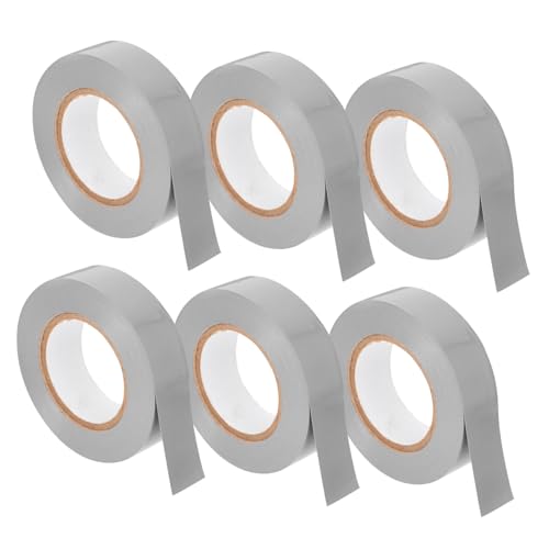 SOIMISS 6 Rollen Isolierband Elektriker Klebeband Hochklebrig für Kabelisolierung und Bündelung für Industrie Gewerbe und Haushalt SOIMISS 6 Rollen Isolierband Elektriker Klebeband Hochklebrig für Kabelisolierung und Bündelung für Industrie Gewerbe und Haushalt von SOIMISS
