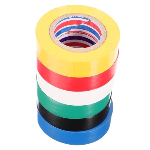SOIMISS 6 Rollen Isolierband PVC Klebeband Elektrisch Isolierend Hitzebeständig für Elektroinstallation Kabelbund Reparatur von Elektrischen Geräten Geeignet für Kfz und Haushalt SOIMISS 6 Rollen Isolierband PVC Klebeband Elektrisch Isolierend Hitzebeständig für Elektroinstallation Kabelbund Reparatur von Elektrischen Geräten Geeignet für Kfz und Haushalt von SOIMISS