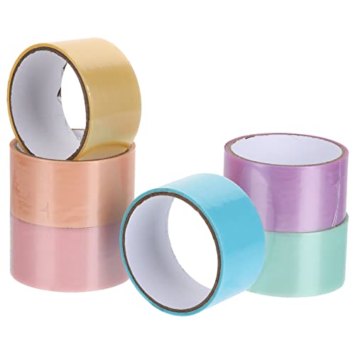 SOIMISS 6 Rollen Klebebänder für Diy Projekte Selbstklebende Sensorische Bonbonfarben Breit für Kreative Bastelideen für SOIMISS 6 Rollen Klebebänder für Diy Projekte Selbstklebende Sensorische Bonbonfarben Breit für Kreative Bastelideen für von SOIMISS