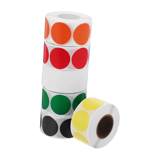 SOIMISS 6 Rollen Klebepunkte Selbstklebend Farbige DIY Sticker Etiketten zum Beschriften Organisieren und Markieren Ablösbar Blanko Aufkleber für Büro Schule und Zuhause SOIMISS 6 Rollen Klebepunkte Selbstklebend Farbige DIY Sticker Etiketten zum Beschriften Organisieren und Markieren Ablösbar Blanko Aufkleber für Büro Schule und Zuhause von SOIMISS