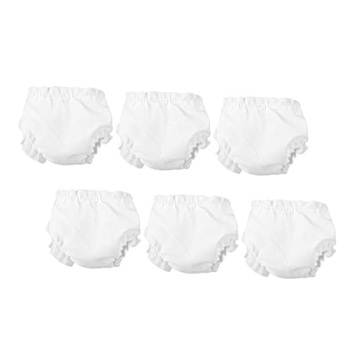 SOIMISS 6 Stck. Puppenkleidung Zubehör für Puppenwindeln Unterhose für Puppe Puppen Kleidung Puppen Klamotten Kleider Puppe verkleiden Zubehör Unterhose für Babypuppen Stoff von SOIMISS