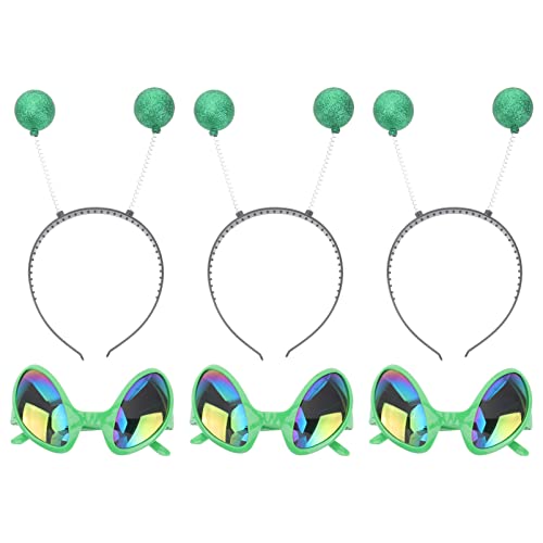 SOIMISS 6 Stück Alien Brille Stirnband Kopf-Boppers Kostüm Martian Antenne Party Favors für Cosplay Kostümzubehör SOIMISS 6 Stück Alien Brille Stirnband Kopf-Boppers Kostüm Martian Antenne Party Favors für Cosplay Kostümzubehör von SOIMISS