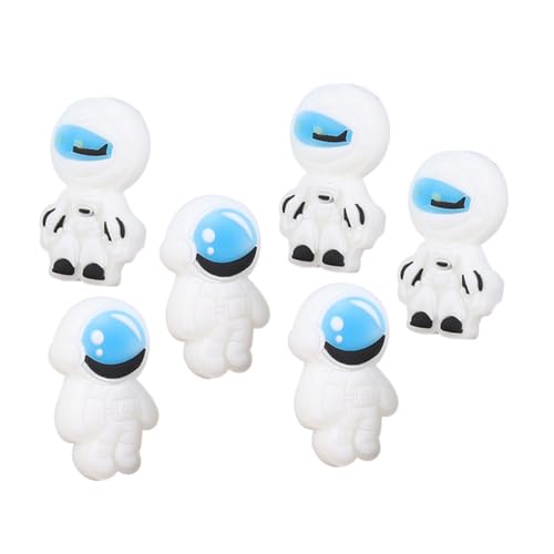 SOIMISS 6 Stück Cartoon Astronaut Radiergummis für Bunte Space Rubber Geschenke Niedliche Schulradierer für Jungen und Mädchen Praktische Schreibwaren für Schule und Party von SOIMISS