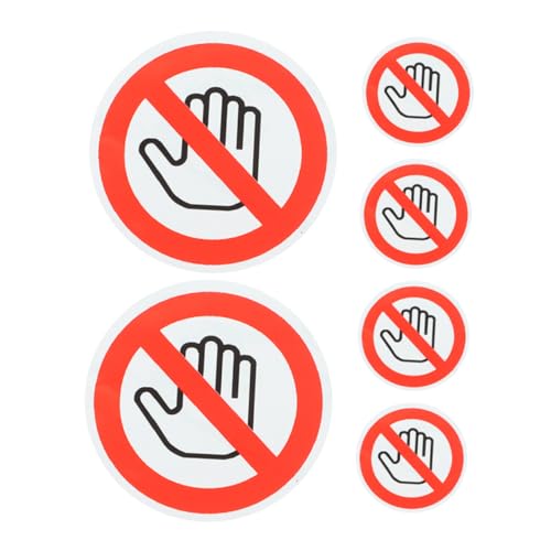SOIMISS 6 Stück Do Not Touch Aufkleber Sicherheitsetiketten für Gefahrenbereiche Hochvisibel und Leicht Anzubringen für Fabriken Lager und Klare Warnung gegen Berührung SOIMISS 6 Stück Do Not Touch Aufkleber Sicherheitsetiketten für Gefahrenbereiche Hochvisibel und Leicht Anzubringen für Fabriken Lager und Klare Warnung gegen Berührung von SOIMISS