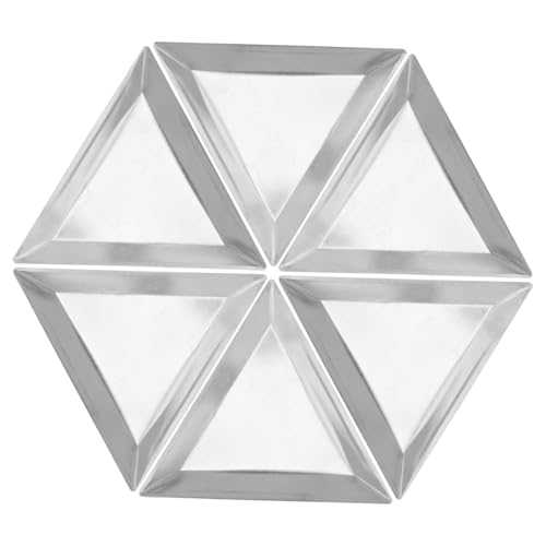 SOIMISS 6 Stück Dreieckige Edelstahl Wiegeschalen für Schmuck und Pulver Kleine Präzise Waagschalen für Labor Epoxidharz und Flüssigkeiten Langlebige Leicht zu Reinigende SOIMISS 6 Stück Dreieckige Edelstahl Wiegeschalen für Schmuck und Pulver Kleine Präzise Waagschalen für Labor Epoxidharz und Flüssigkeiten Langlebige Leicht zu Reinigende von SOIMISS