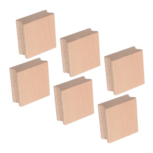 SOIMISS 6 Stück Holzstempel Rohlinge Naturholz Unbehandelte Holzblöcke zum Schnitzen für Diy Stempel Bastelprojekte und Kreative Kunstwerke SOIMISS 6 Stück Holzstempel Rohlinge Naturholz Unbehandelte Holzblöcke zum Schnitzen für Diy Stempel Bastelprojekte und Kreative Kunstwerke von SOIMISS
