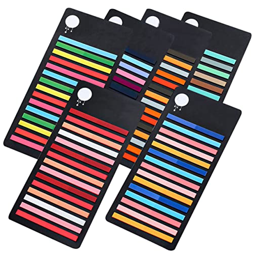 SOIMISS 6 Stück Lese Sticker Farbige Haftnotizen Seitenmarker für Notizbücher Praktische Page Tabs Annotieren von Büchern für Schule und Büro von SOIMISS