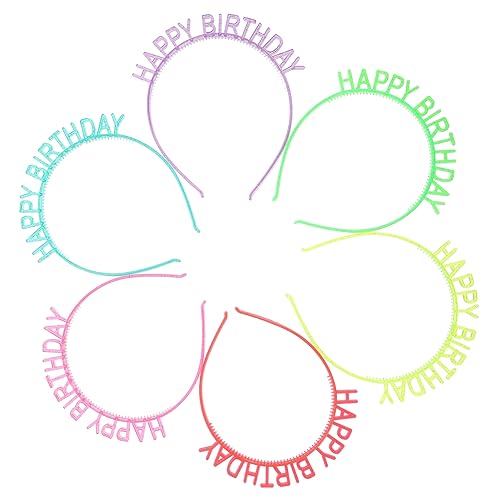 SOIMISS 6 Stück Leuchtende Geburtstags Haarreifen mit Party Design Bunte Fluoreszierende Kronen Haarbänder für Kindergeburtstag und Party Deko Komfortabel und Auffällig SOIMISS 6 Stück Leuchtende Geburtstags Haarreifen mit Party Design Bunte Fluoreszierende Kronen Haarbänder für Kindergeburtstag und Party Deko Komfortabel und Auffällig von SOIMISS