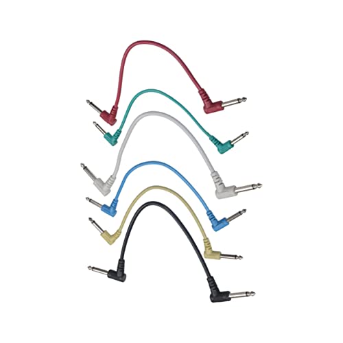 SOIMISS 6 Stück Rechtwinkliges Gitarren Patchkabel Elektrisches Effektpedal Kabel Strapazierfähig Klarer Geeignet für Gitarren Effektgeräte SOIMISS 6 Stück Rechtwinkliges Gitarren Patchkabel Elektrisches Effektpedal Kabel Strapazierfähig Klarer Geeignet für Gitarren Effektgeräte von SOIMISS