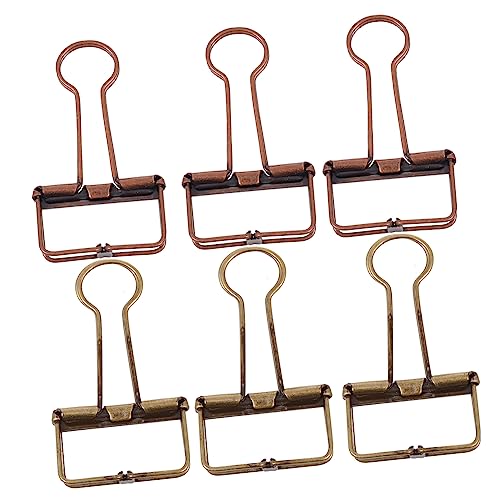 SOIMISS 6 Stück Retro Büroklammern Metall Klammern für Dokumentenorganisation Büro und Schulbedarf Stabil und Langlebig Einfache Handhabung Zuhause und Büro SOIMISS 6 Stück Retro Büroklammern Metall Klammern für Dokumentenorganisation Büro und Schulbedarf Stabil und Langlebig Einfache Handhabung Zuhause und Büro von SOIMISS