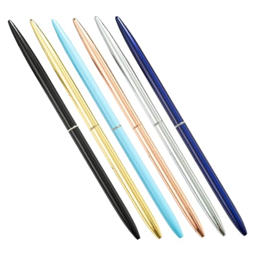 SOIMISS 6 Stück Schreiben Kugelschreiber Multifunktion Schwarz Ball Form Blau stifte zum schreiben Farbstockstifte Mehrfarbenstift in einem Business-Signatur-Stift Rostfreier Stahl SOIMISS 6 Stück Schreiben Kugelschreiber Multifunktion Schwarz Ball Form Blau stifte zum schreiben Farbstockstifte Mehrfarbenstift in einem Business-Signatur-Stift Rostfreier Stahl von SOIMISS