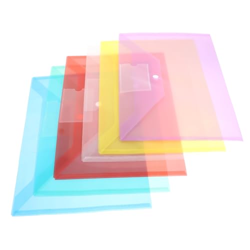 SOIMISS 6 Stück Teiliges Dokumentenmappe aus Transparentem Kunststoff mit Druckknopfverschluss Dicke und Praktische Projektordner für Bürobedarf und Sichere Aufbewahrung von Dokumenten SOIMISS 6 Stück Teiliges Dokumentenmappe aus Transparentem Kunststoff mit Druckknopfverschluss Dicke und Praktische Projektordner für Bürobedarf und Sichere Aufbewahrung von Dokumenten von SOIMISS