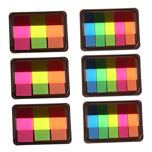 SOIMISS 6 Stück Teiliges Haftnotizen Verschiedenen Designs Selbstklebende Memo Labels für Schule Büro und Zuhause für Notizen Erinnerungen und Markierungen SOIMISS 6 Stück Teiliges Haftnotizen Verschiedenen Designs Selbstklebende Memo Labels für Schule Büro und Zuhause für Notizen Erinnerungen und Markierungen von SOIMISS
