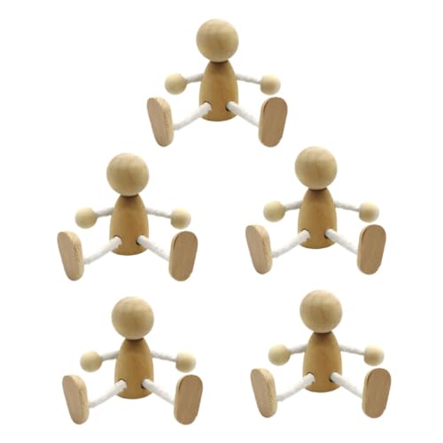 SOIMISS 6 Stück Teiliges Holz Puppen DIY zum Bemalen Bewegliche Arme und Beine Kindgerechte Bastelfiguren Robuste Miniatur Holzdeko für Vielseitige Tischdekoration SOIMISS 6 Stück Teiliges Holz Puppen DIY zum Bemalen Bewegliche Arme und Beine Kindgerechte Bastelfiguren Robuste Miniatur Holzdeko für Vielseitige Tischdekoration von SOIMISS