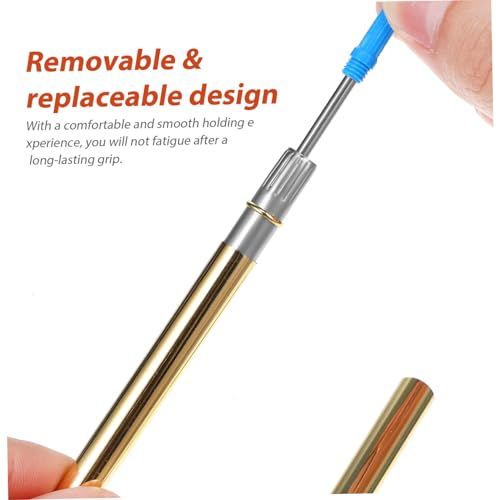 SOIMISS 6 Stück Teiliges Metall Kugelschreiber Gold Roségold Silber Schlanke Schreibstifte mit Glatter Ergonomisch und Multifunktional für Schule Büro Alltag Komfortabler Griff Klare SOIMISS 6 Stück Teiliges Metall Kugelschreiber Gold Roségold Silber Schlanke Schreibstifte mit Glatter Ergonomisch und Multifunktional für Schule Büro Alltag Komfortabler Griff Klare von SOIMISS