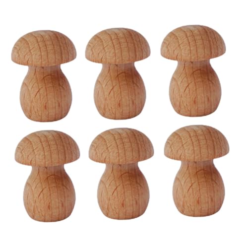 SOIMISS 6 Stück Teiliges Mini Holzpilz Unbemalt Glatte Oberfläche Stabile Holzfiguren für Kreative DIY Malprojekte Dekorative Micro Landschaft Geeignet für Bastelfans SOIMISS 6 Stück Teiliges Mini Holzpilz Unbemalt Glatte Oberfläche Stabile Holzfiguren für Kreative DIY Malprojekte Dekorative Micro Landschaft Geeignet für Bastelfans von SOIMISS