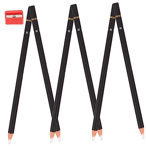 SOIMISS 6 Stück Teiliges Radierstift für Skizzen und Zeichnungen Künstler Radiergummi Stift mit für Schule und Bürobedarf Ergonomisches Design und Robust von SOIMISS