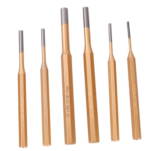 SOIMISS 6 Stück Teiliges Rollstift ausziehwerkzeug Set aus Hochwertigem Kohlenstoffstahl Verschleißfestes Schlagwerkzeug mit Präziser Kraftverteilung Vielseitig für Maschinenwartung und von SOIMISS