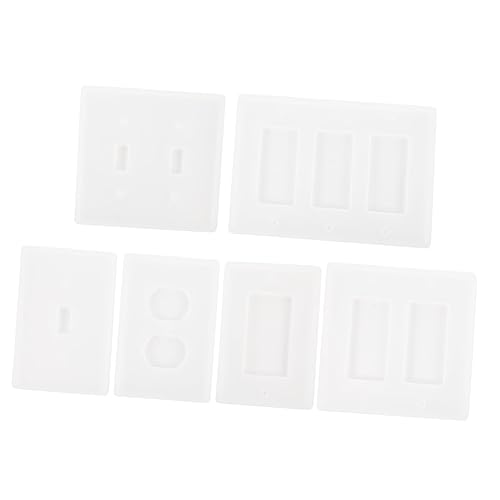 SOIMISS 6 Stück Teiliges Silikon Gießform für Schalterabdeckungen DIY Epoxidharz Formen für Kreative Bastelprojekte für Dekorationen und SOIMISS 6 Stück Teiliges Silikon Gießform für Schalterabdeckungen DIY Epoxidharz Formen für Kreative Bastelprojekte für Dekorationen und von SOIMISS