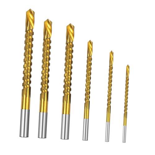 SOIMISS 6 Stück Teiliges Spiralbohrer mit Gezahntem Stahl für Metall Holz Multifunktionale Langlebige Bohrspitzen für Elektrowerkzeuge und Handbohrmaschinen SOIMISS 6 Stück Teiliges Spiralbohrer mit Gezahntem Stahl für Metall Holz Multifunktionale Langlebige Bohrspitzen für Elektrowerkzeuge und Handbohrmaschinen von SOIMISS