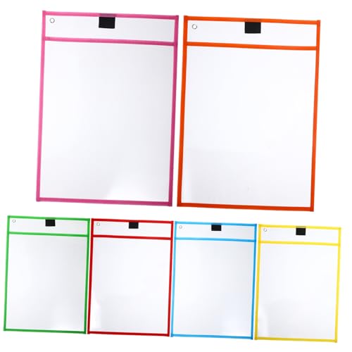 SOIMISS 6 Stück Transparente Säurefreie Dokumentenhüllen aus Glattem Abwischbarem Material Lichtechte Schutzumschläge für Leichte Papiere für Büro Schule und Zuhause Zufällige Farbe SOIMISS 6 Stück Transparente Säurefreie Dokumentenhüllen aus Glattem Abwischbarem Material Lichtechte Schutzumschläge für Leichte Papiere für Büro Schule und Zuhause Zufällige Farbe von SOIMISS