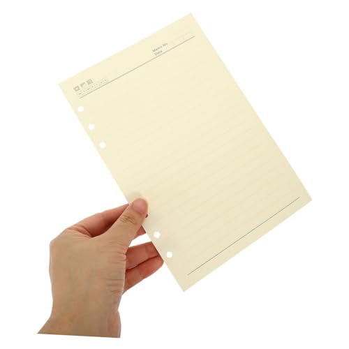 SOIMISS 60 Blatt Liniertes Nachfüllpapier mit Design Glattes Schreibpapier für Ringbuch Notizbücher Praktische Planer Einlagen für Wochenplaner und Tagebuch Kompatibel mit Ring Ordnern SOIMISS 60 Blatt Liniertes Nachfüllpapier mit Design Glattes Schreibpapier für Ringbuch Notizbücher Praktische Planer Einlagen für Wochenplaner und Tagebuch Kompatibel mit Ring Ordnern von SOIMISS