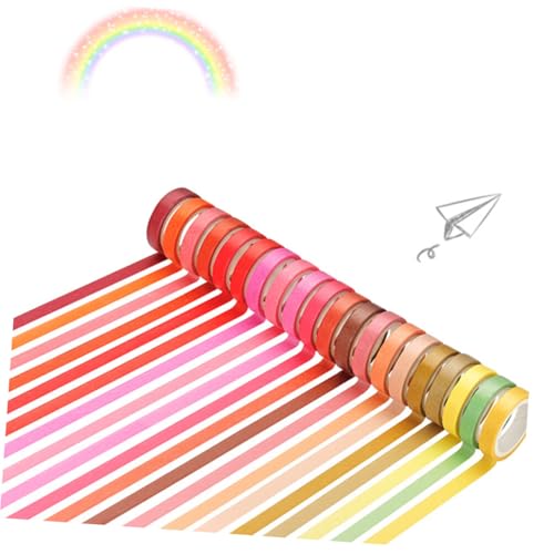 SOIMISS 60 Rolle Teiliges Washi Tape Bunte Masking Tape DIY Bastelpapier für Geschenkverpackung Fotoalbum Scrapbooking Vielseitiges Klebeband Farbenfrohe Dekoration SOIMISS 60 Rolle Teiliges Washi Tape Bunte Masking Tape DIY Bastelpapier für Geschenkverpackung Fotoalbum Scrapbooking Vielseitiges Klebeband Farbenfrohe Dekoration von SOIMISS