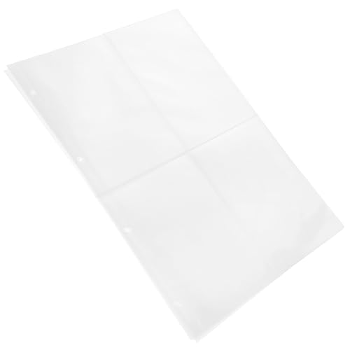 SOIMISS 60 Stück Klarsichthüllen Transparente mit Ring Design Praktische Nachfüllseiten für Fotos für Hochzeiten und Besondere Anlässe von SOIMISS