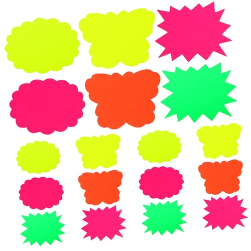 SOIMISS 60 Stück Teiliges Fluoreszierendes Preisetiketten mit Leuchtenden Verkaufsschildern aus Papier Vielseitige Preisschilder für Supermärkte Einzelhandel Frische Lebensmittel und SOIMISS 60 Stück Teiliges Fluoreszierendes Preisetiketten mit Leuchtenden Verkaufsschildern aus Papier Vielseitige Preisschilder für Supermärkte Einzelhandel Frische Lebensmittel und von SOIMISS