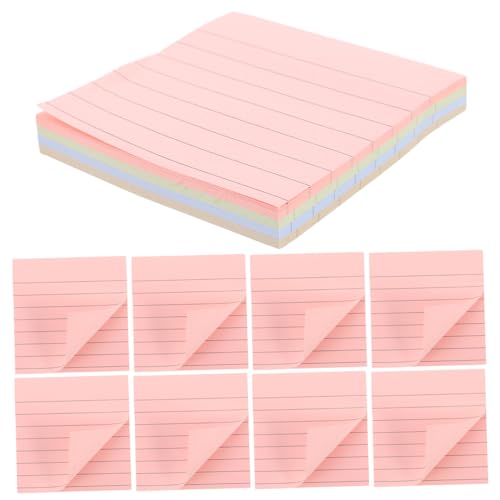SOIMISS 600 Blatt Farbige Haftnotizen mit Selbstklebende Memo Pads für Schule Büro und Zuhause Reißfestes Tintenfestes Papier Praktische Schreibblöcke für Ästhetische SOIMISS 600 Blatt Farbige Haftnotizen mit Selbstklebende Memo Pads für Schule Büro und Zuhause Reißfestes Tintenfestes Papier Praktische Schreibblöcke für Ästhetische von SOIMISS