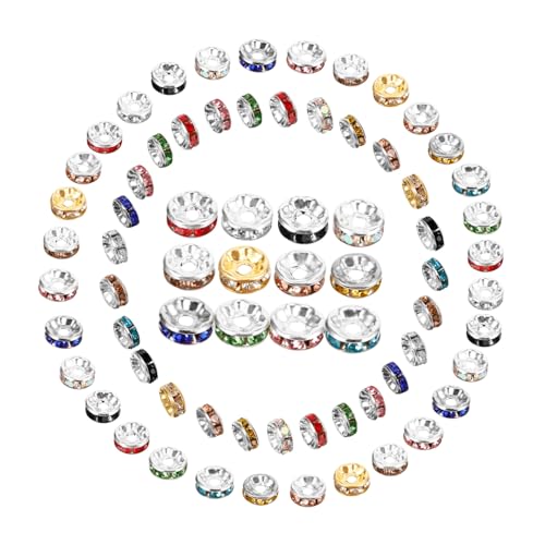 SOIMISS 600 Stück DIY Schmuckperlen Bunte Spacer Perlen für Armband Ketten Ohrringe Basteln Handwerk Kreative Schmuckherstellung Mehrfarbig SOIMISS 600 Stück DIY Schmuckperlen Bunte Spacer Perlen für Armband Ketten Ohrringe Basteln Handwerk Kreative Schmuckherstellung Mehrfarbig von SOIMISS