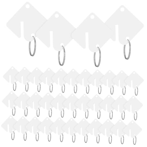 SOIMISS 60Stücke Acryl Schlüsseletiketten mit Geteilten Ringen Beschriftbare Schlüssel Tags für Schlüsselbundzubehör für Vermietungen und DIY Schlüsselanhänger Vielseitige SOIMISS 60Stücke Acryl Schlüsseletiketten mit Geteilten Ringen Beschriftbare Schlüssel Tags für Schlüsselbundzubehör für Vermietungen und DIY Schlüsselanhänger Vielseitige von SOIMISS