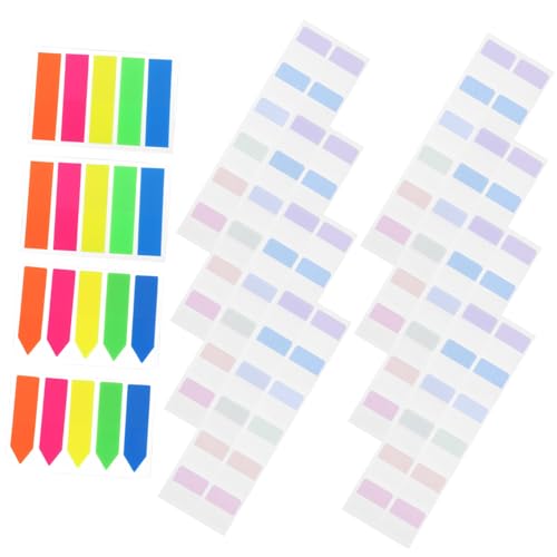 SOIMISS 640Stücke Sticky Tabs Selbstklebende Lesemarker Pastellfarben Praktische Seitenmarkierungen für Büro und Schule Notieren von SOIMISS