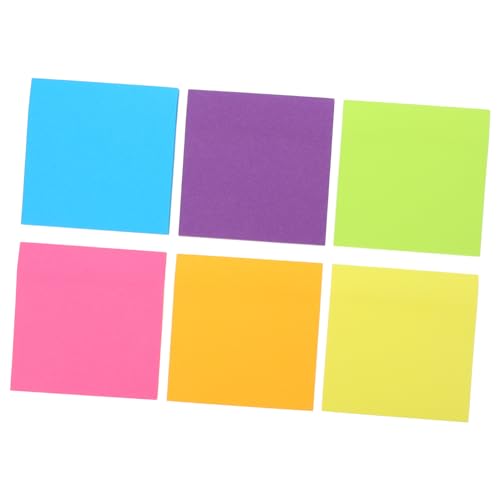 SOIMISS 6Stücke Leuchtende Haftnotizen Ästhetisches Schulmaterial für Studenten Lehrer Bürobedarf Klebezettel Fluoreszierenden Farben für Notizen SOIMISS 6Stücke Leuchtende Haftnotizen Ästhetisches Schulmaterial für Studenten Lehrer Bürobedarf Klebezettel Fluoreszierenden Farben für Notizen von SOIMISS