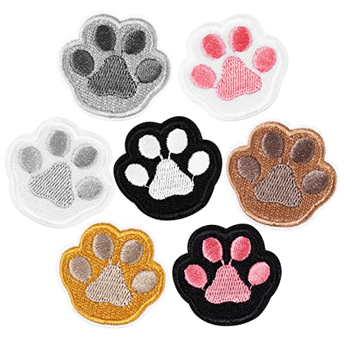 SOIMISS 7 Stück Teiliges Hunde Pfoten Bügelflicken Selbstklebende Applikationen für Kleidung Jacken Hüte und Taschen zum Reparieren und Dekorieren von SOIMISS