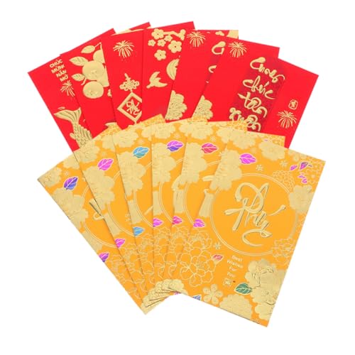 SOIMISS 72 Stück Rote Umschläge Vietnamesischen Neujahr, Xi, Rotes Vietnamesisches Geldpaket, Dekoration Frühlingsfest 2026, Neujahrsfest von SOIMISS