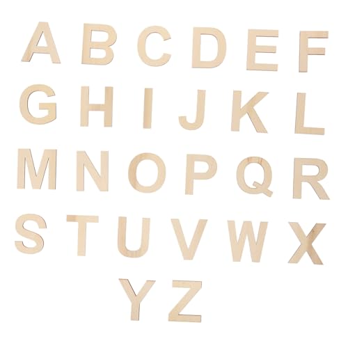 SOIMISS 78 Stück Teiliges Holzbuchstaben Großbuchstaben Holzscheiben zum Basteln für DIY Malerei Wanddekoration und Party Hängende Anhänger SOIMISS 78 Stück Teiliges Holzbuchstaben Großbuchstaben Holzscheiben zum Basteln für DIY Malerei Wanddekoration und Party Hängende Anhänger von SOIMISS