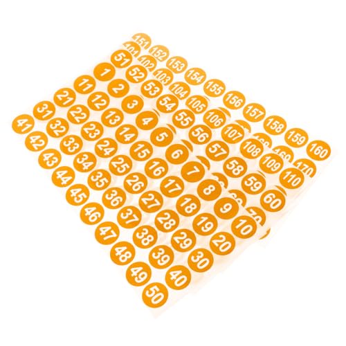 SOIMISS 8 Blatt Nummerierte Aufkleber Wasserfeste Selbstklebende Zahlenetiketten Orange Fortlaufend Rund Langlebig für Büro Klassenzimmer und Haushaltsorganisation SOIMISS 8 Blatt Nummerierte Aufkleber Wasserfeste Selbstklebende Zahlenetiketten Orange Fortlaufend Rund Langlebig für Büro Klassenzimmer und Haushaltsorganisation von SOIMISS