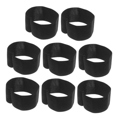 SOIMISS 8 Stück Elastische Schwarze Arm Bänder für Gedenken bei Sport und Fitness für Fußball Hockey Rugby und Weitere Teamaktivitäten von SOIMISS